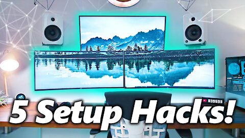 5 Setup Hacks To Improve Your Gaming / Desk Setup!