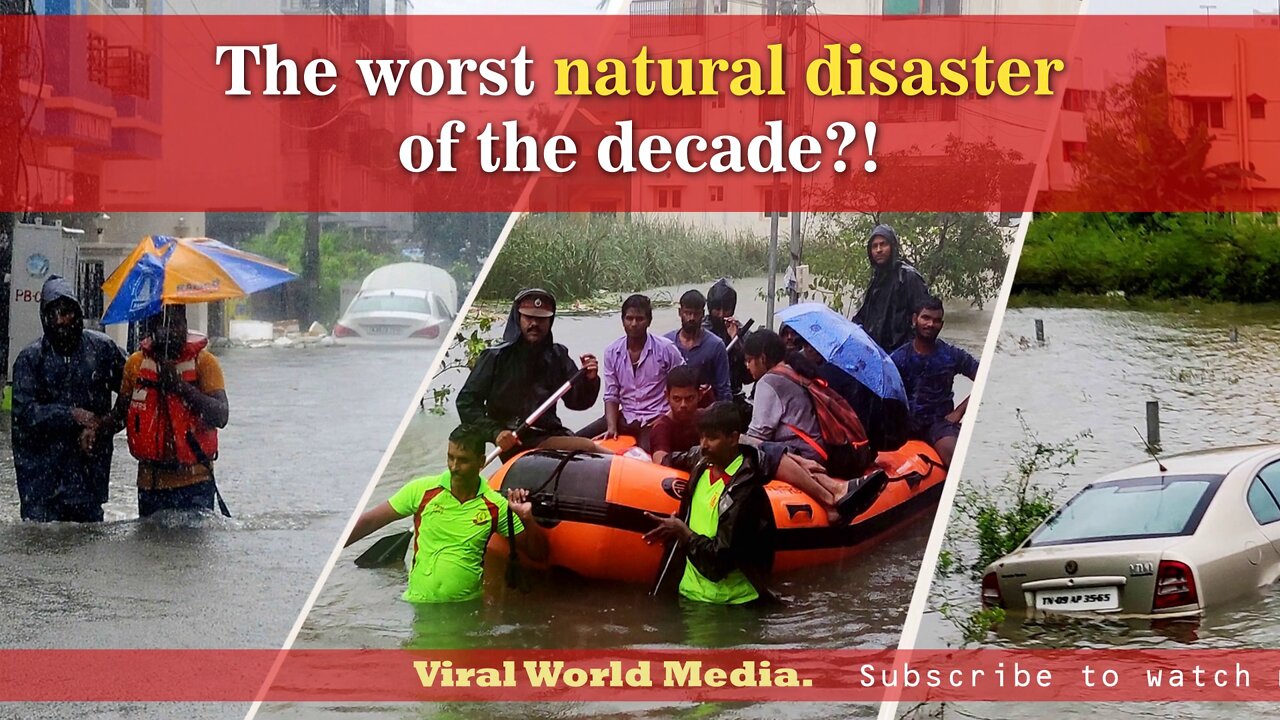 Worst natural disaster. Capital city Chennai is drowning under water. #chennaiflood #climatechange