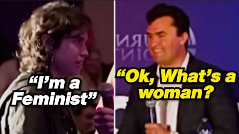 Pro-Trans Feminist Gets Wrecked By Charlie Kirk #charliekirk