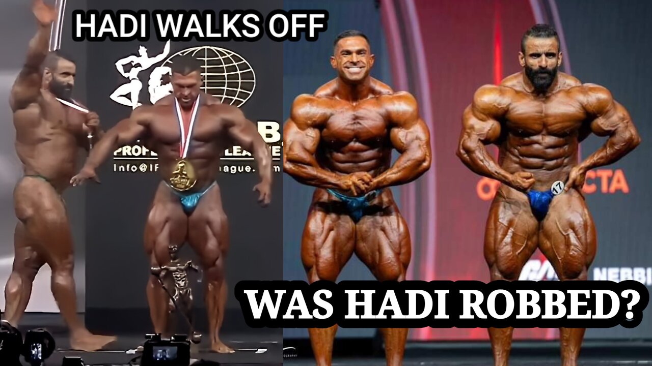 HADI CHOOPAN ROBBED? HADI WALKS OFF STAGE