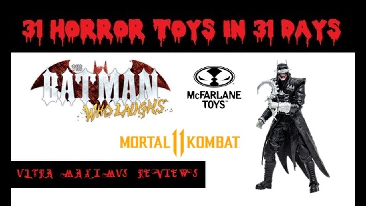 🎃 The Batman Who Laughs | Mortal Kombat 11 | 31 Horror Toys in 31 Days