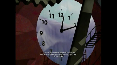 Steam Punk Clock Fly-Through