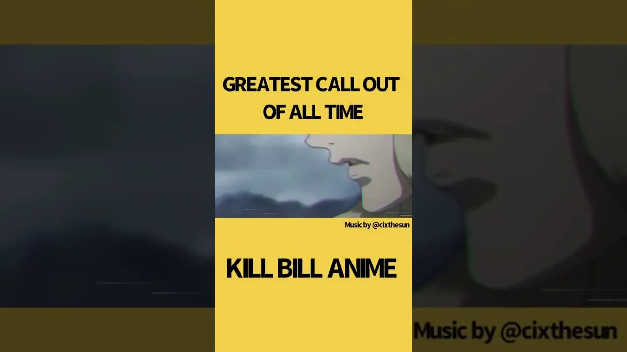 KILL BILL ANIME EDIT #anime #shorts #killbill