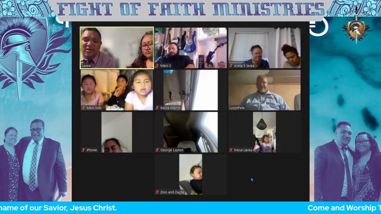 Fight of Faith Zoom church