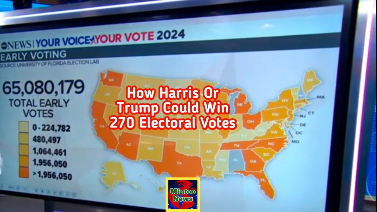 How Harris or Trump could win 270 electoral votes