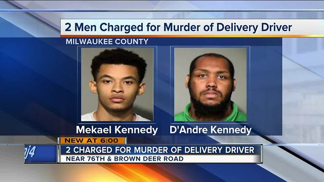 Two charged in murder of delivery driver