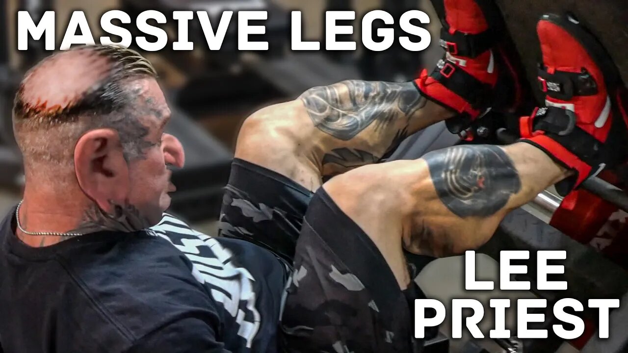 LEE PRIEST: Bodybuilding Leg Press for Massive Legs