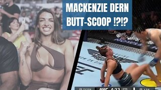 Mackenzie Dern's Butt-Scoop !? #mackenziedern #yanxiaonan