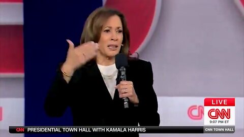 Kamala Getting Worked Up At CNN Town Hall…'Some Law Enforcement Officers Were Killed On January 6th'