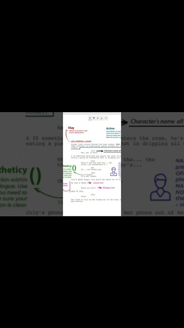 Roteiro na prática. Entenda a estrutura 🎬✌️ #roteiro #script #roteiros #roteiropronto