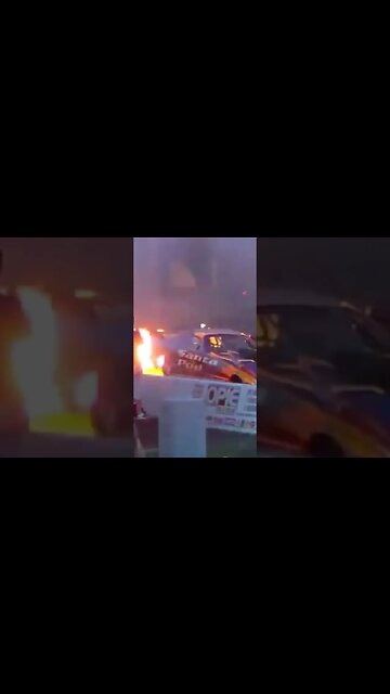 Warming up the Car before going on to Lidl and Coop #jet #car #crazy #santapod