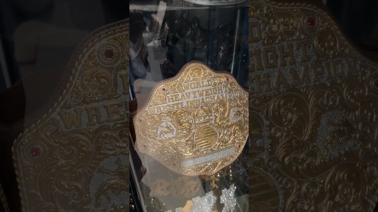 Should We Spray Paint NWO On The New WWE Shop Crumrine Big Gold Belt? #shorts