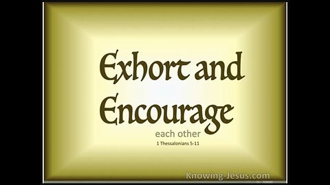 Exhort each other while it is today