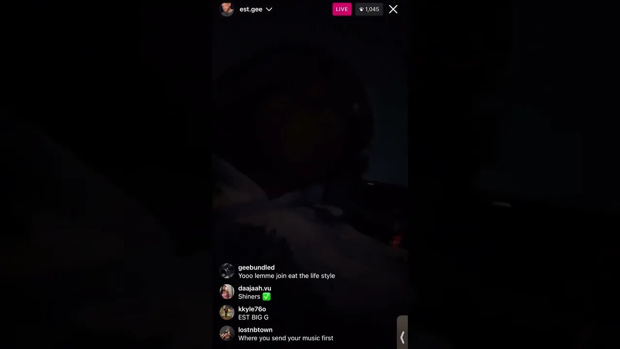 Est Gee Instagram Live Vibing To Music