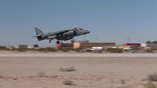 Marines train to drop bombs at a moment's notice: flight training (BRoll)