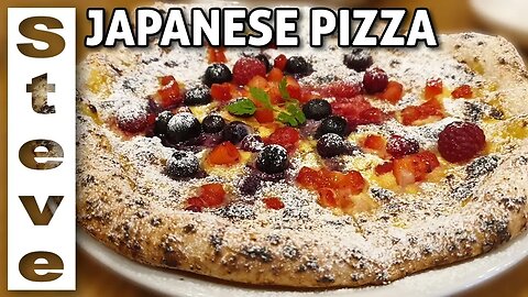 CRAZY JAPANESE PIZZA - Fruit and Nut Sweet Pizzarevo 🇯🇵