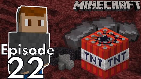 Hardcore Minecraft : Ep 22 "Netherite and Netherhole"