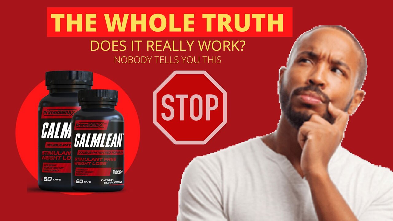 PRIMEGENIX CALMLEAN FOR MEN'S WEIGHT LOSS- CALMLEAN REVIEW - CALMLEAN