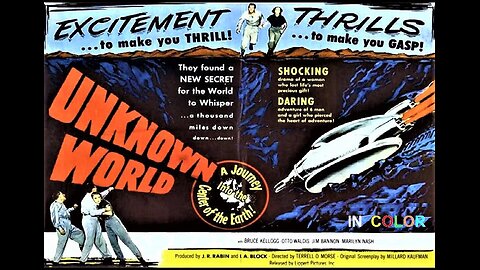 UNKNOWN WORLD 1951 in COLOR Sci-Fi Adventure of Expedition to the Center of Earth FULL MOVIE