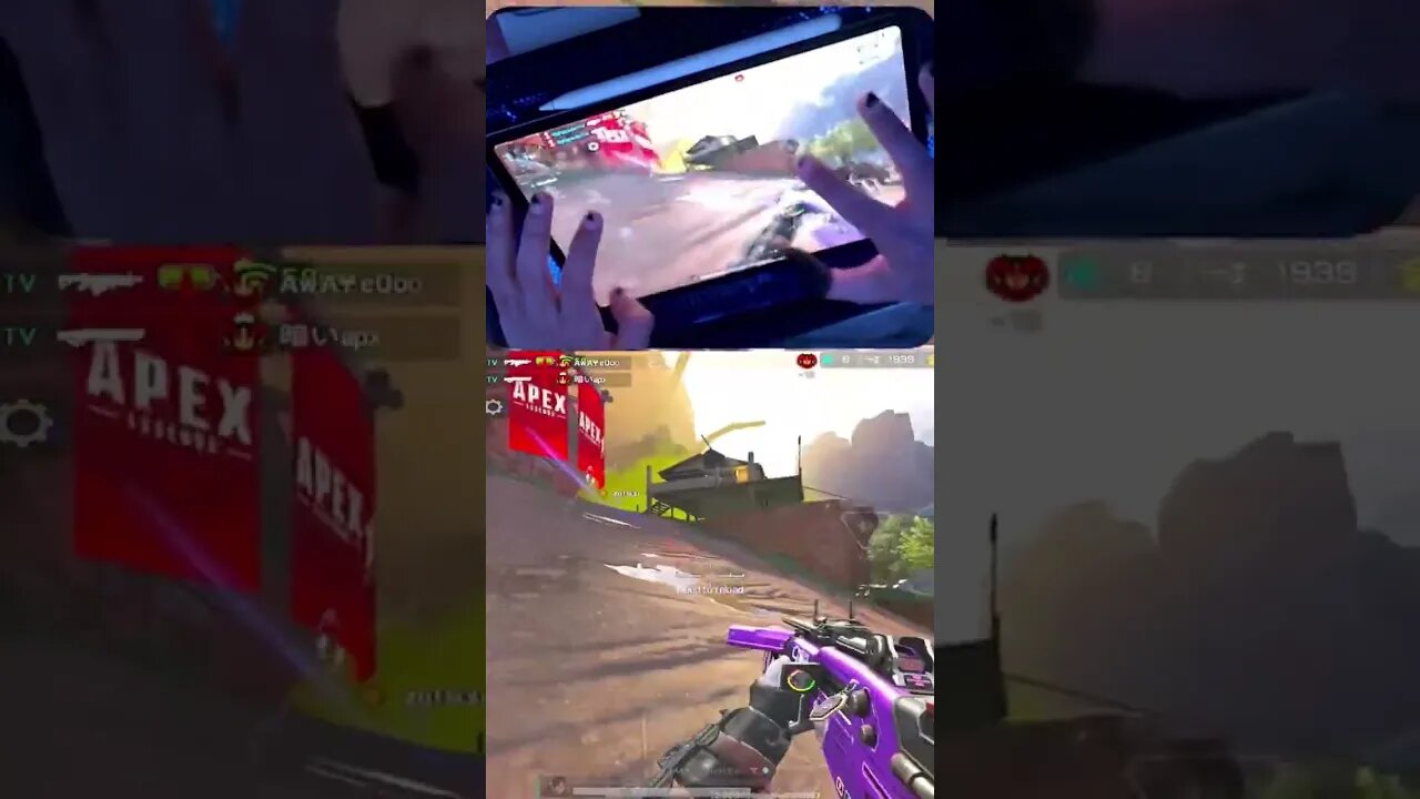 little 1v3 against predators in apex legends mobile #apexlegendsmobile #apexlegends
