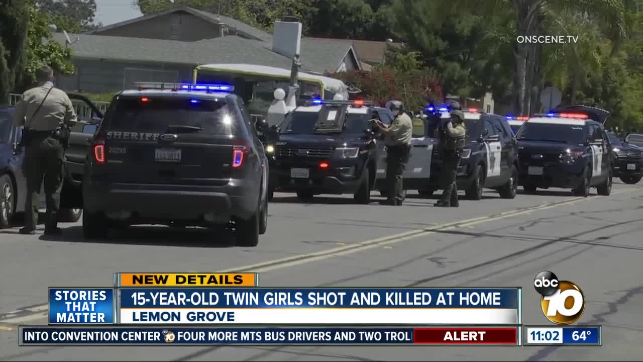 15-year-old twin girls shot and killed at home