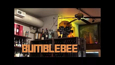 Just the severed head of Transformers Autobot Bumblebee