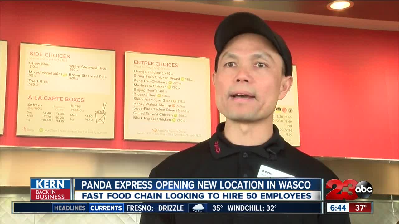 Panda Express hiring in Wasco