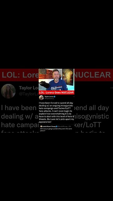 LOL: Taylor Lorenz Has Another MELTDOWN Over Libs of TikTok