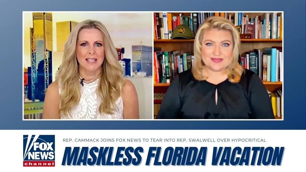 Rep. Cammack Tears Into Rep. Swalwell & Other Dems Over Hypocritical Maskless Florida Vacation