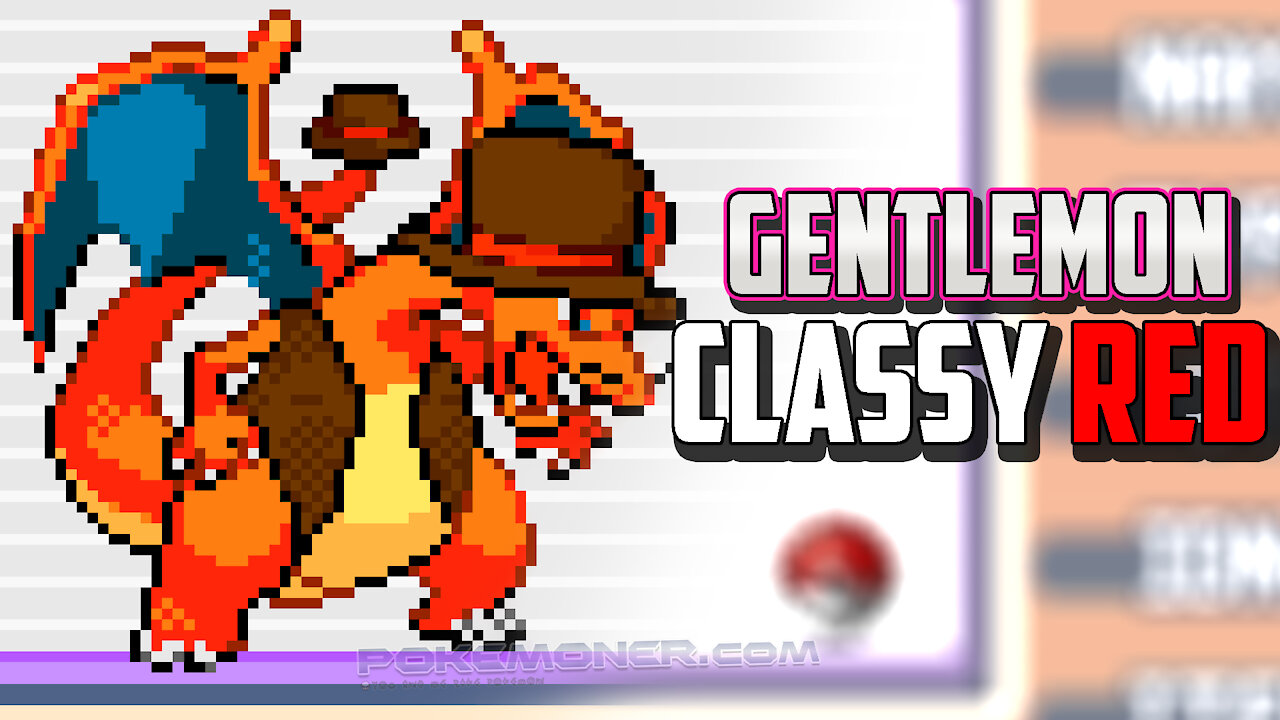 Gentlemon Classy Red by Joexv - GBA Hack ROM but you will catch 151 Gentlemon!