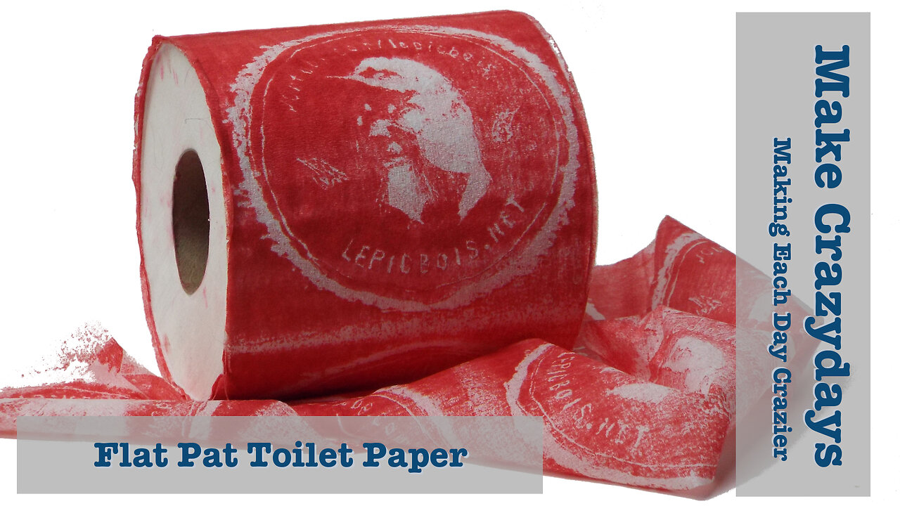 Flat Pat Printed Toilet Paper