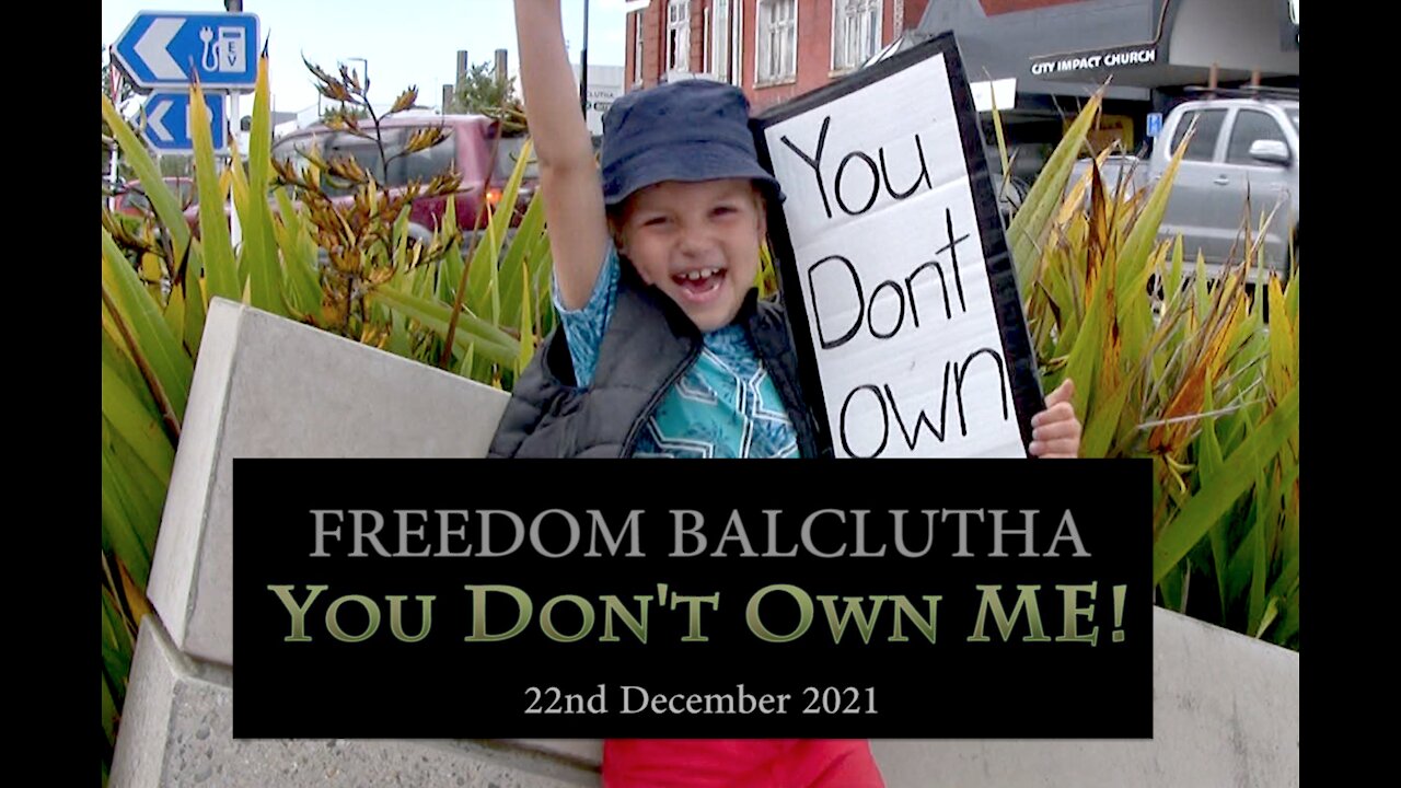 You Don't Own Me! | Freedom Balclutha Silent Stand | 22nd December 2021