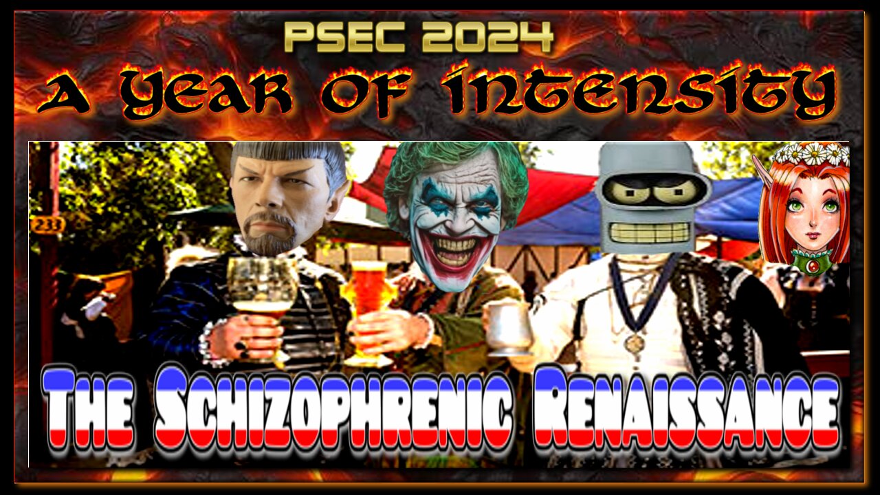 PSEC - 2024 - The Schizophrenic Renaissance | Third Eye Drops | 432hz [hd 720p]