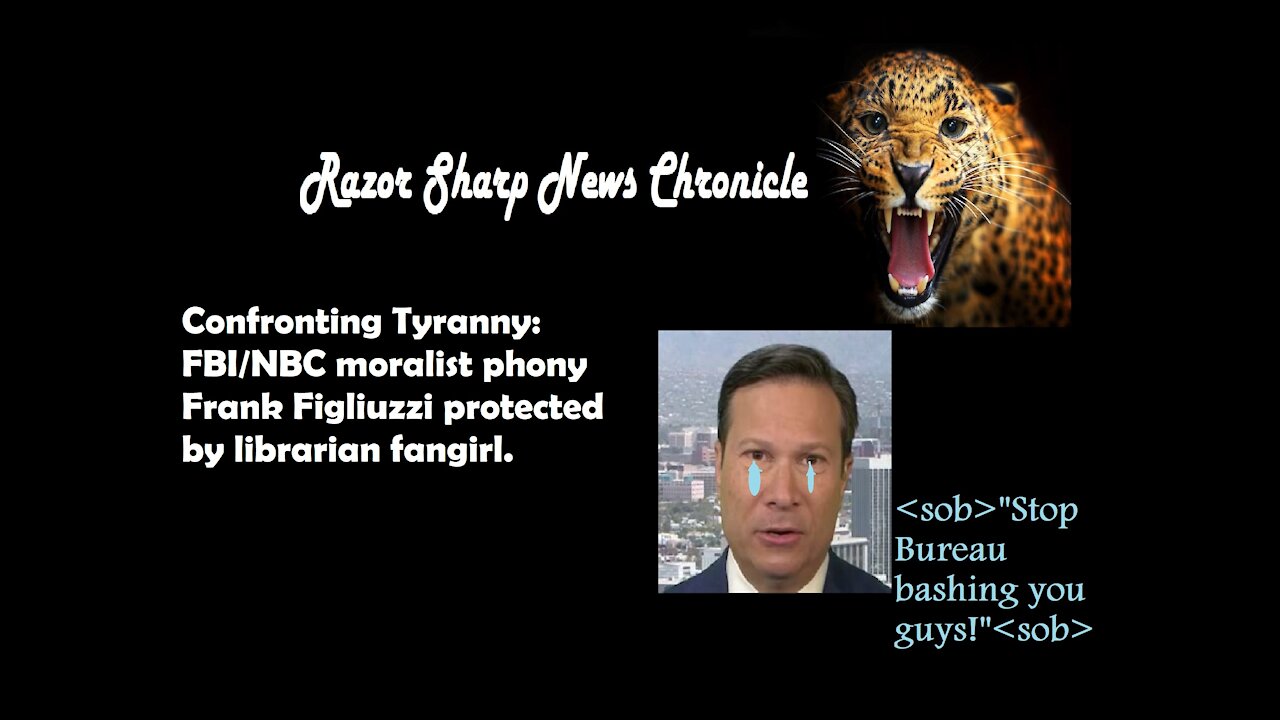 #FBI PROPAGANDIST "DIRTY FRANK" FIGLIUZZI'S BOOK Q&A WON'T ANSWER BUREAU CIVIL LIBERTY VIOLATIONS