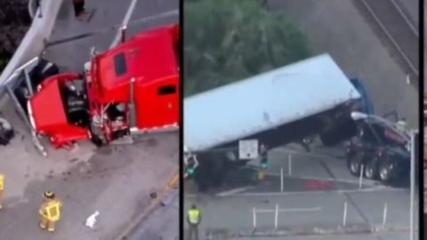 FHP: Man dies after driving off I-95 overpass