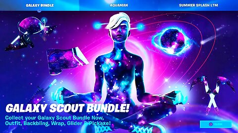 REDEEM THE FREE GALAXY SCOUT BUNDLE in FORTNITE!