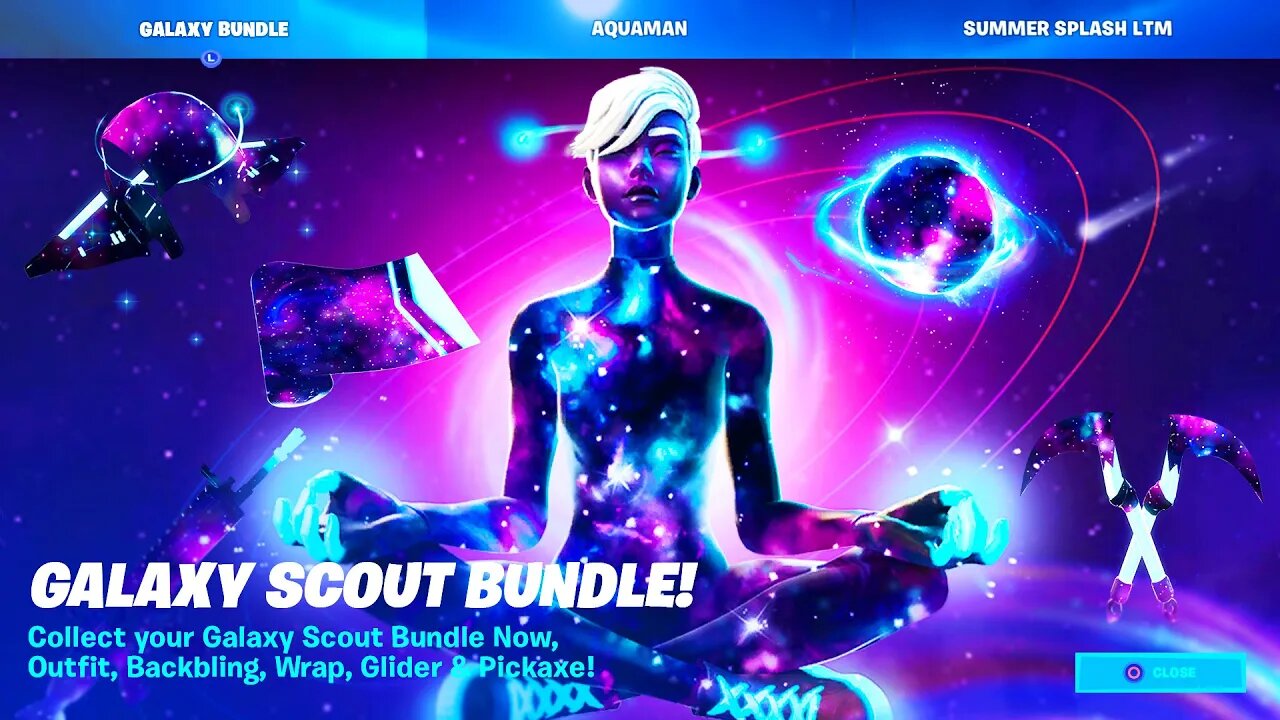 REDEEM THE FREE GALAXY SCOUT BUNDLE in FORTNITE!