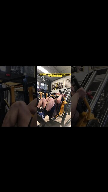 Qual é a diferença entre o agachamento Hack e o agachamento livre? #shorts