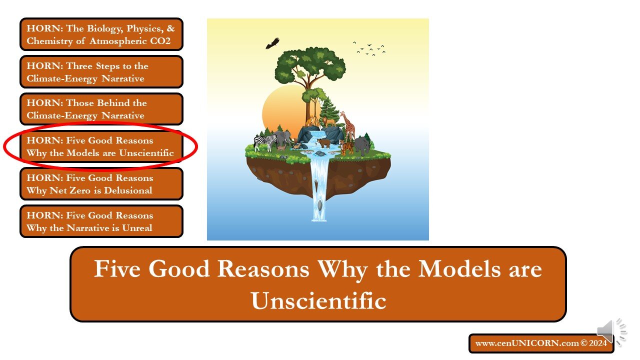 Five Good Reasosn Why the Models are Unscientific v1