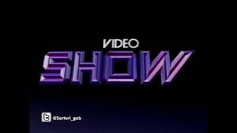 Vídeo Show-Abertura em 1995