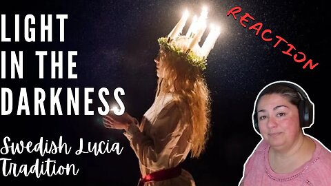 FIRST TIME REACTING TO| JONNA JINTON | LIGHT IN THE DARKNESS | SWEDISH LUCIA TRADITION