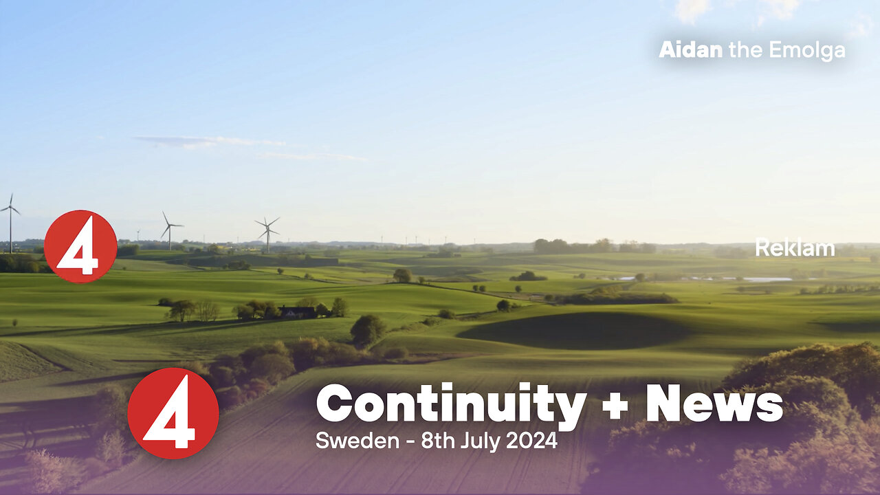 TV4 | Sweden | Continuity + News [8th July 2024]