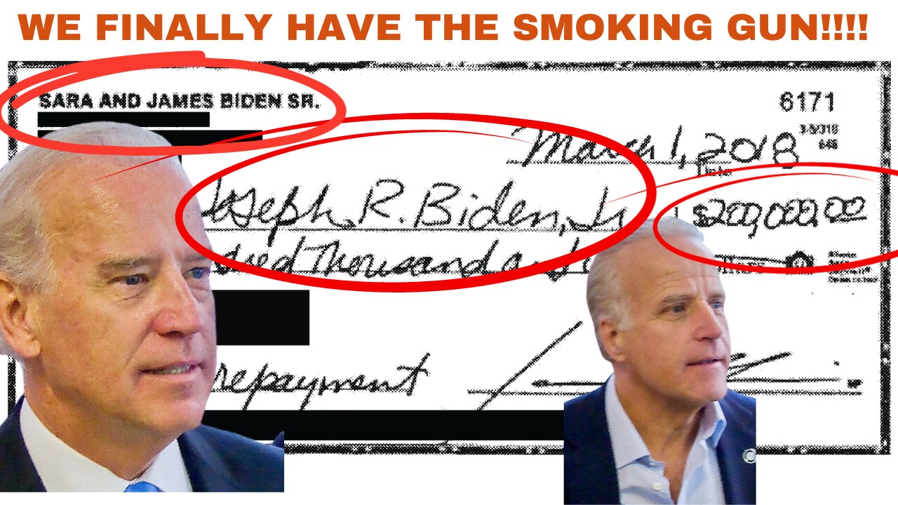 Joe Biden SCANDAL Cashed $200,000 Check from Brother James' Business Deal House Investigators Reveal