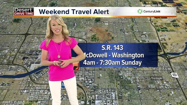 What roads you need to avoid this weekend