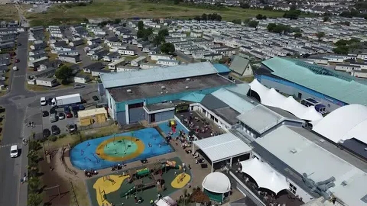 Porthcawl Drone: Trecco Caravan Park (40 mph flyover) Whitsun Week
