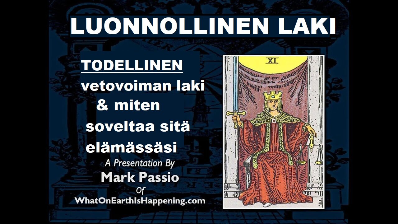 Mark Passio: Natural Law Seminar 1/3 FI SUBS