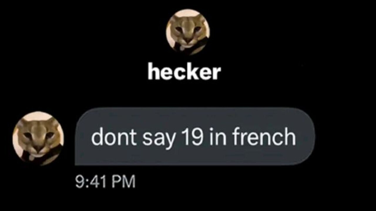 Don't say 19 in french.....