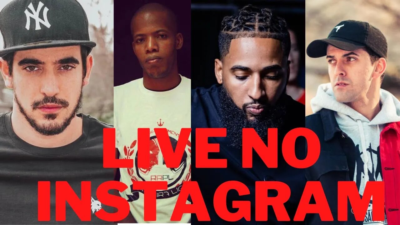 Edi Ventura , Jotta R , Mente magika e Strata G live no instagram