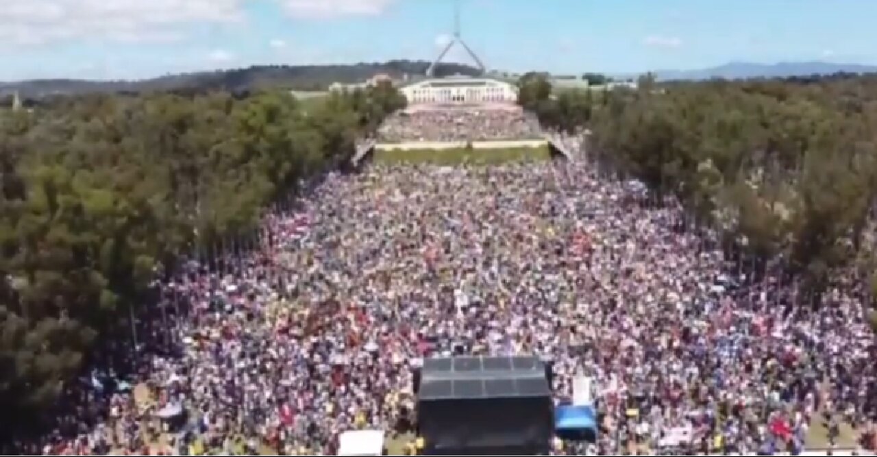 MASSIVE Freedom protest Australia