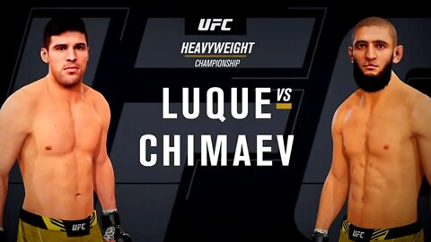 EA Sports UFC 4 Gameplay Khamzat Chimaev vs Vicente Luque